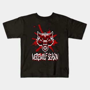 Werewolf Season Graphic Kids T-Shirt